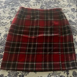 Plaid Skirt